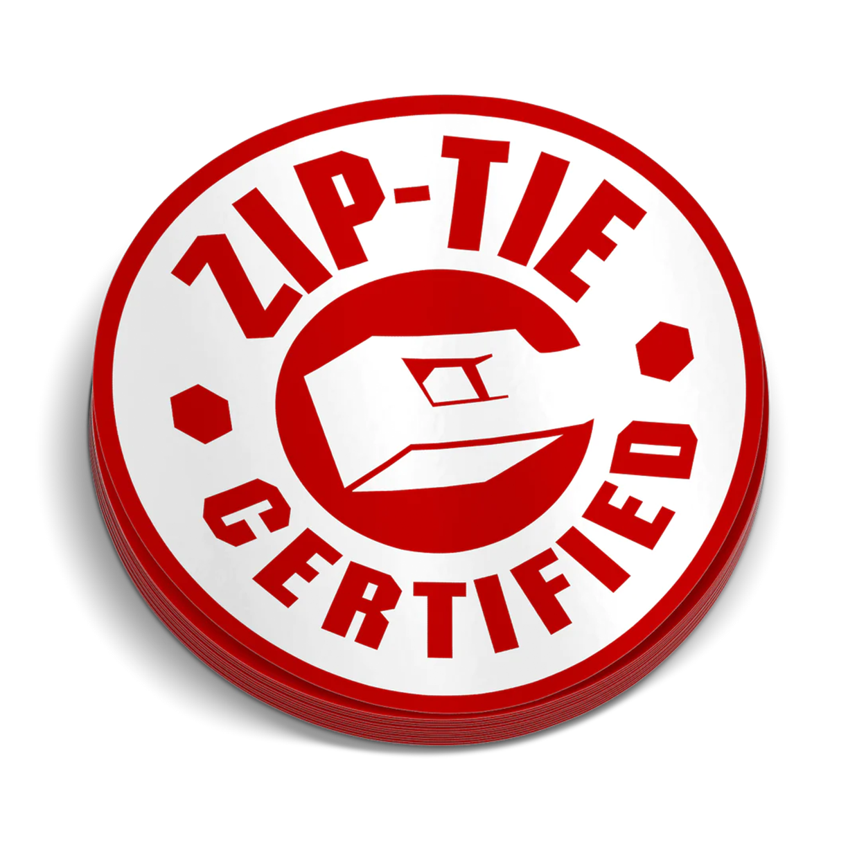Zip Tie - Hard Hat Sticker