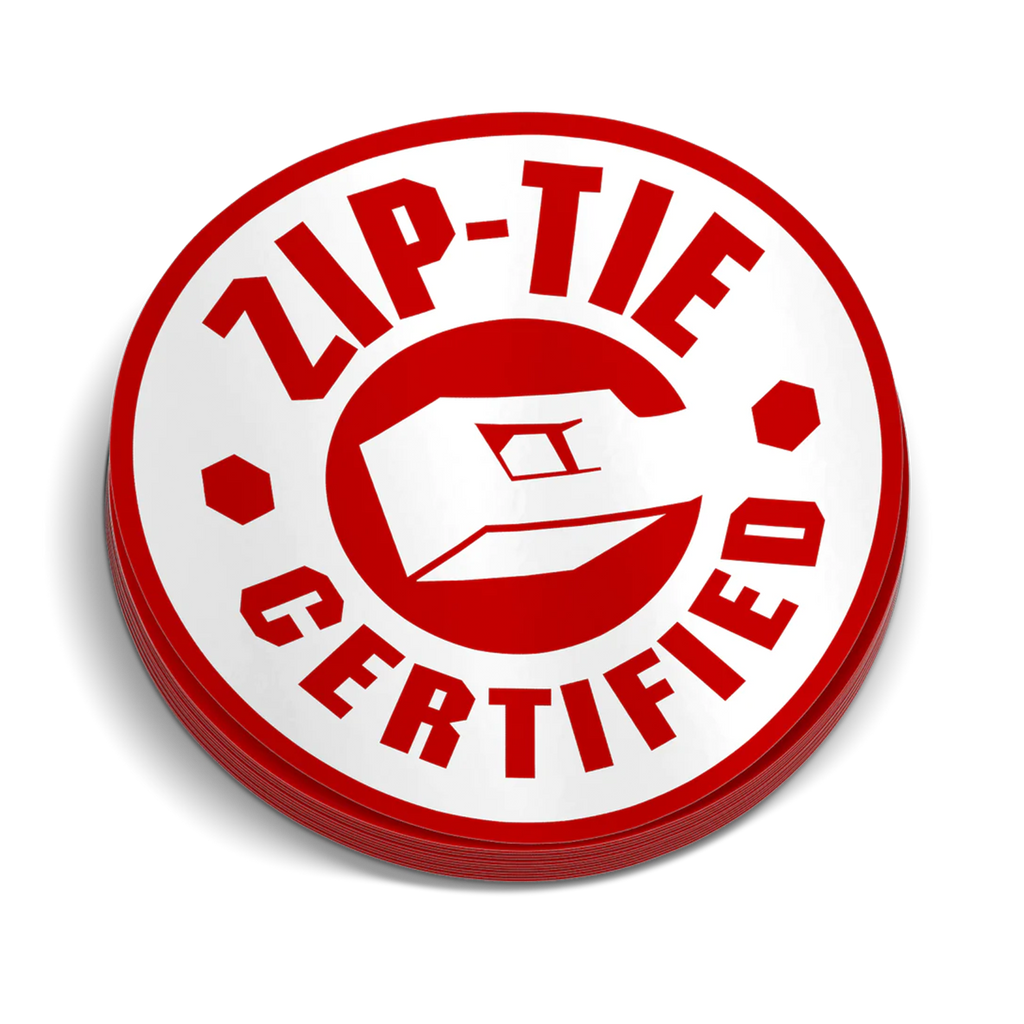Zip Tie - Hard Hat Sticker