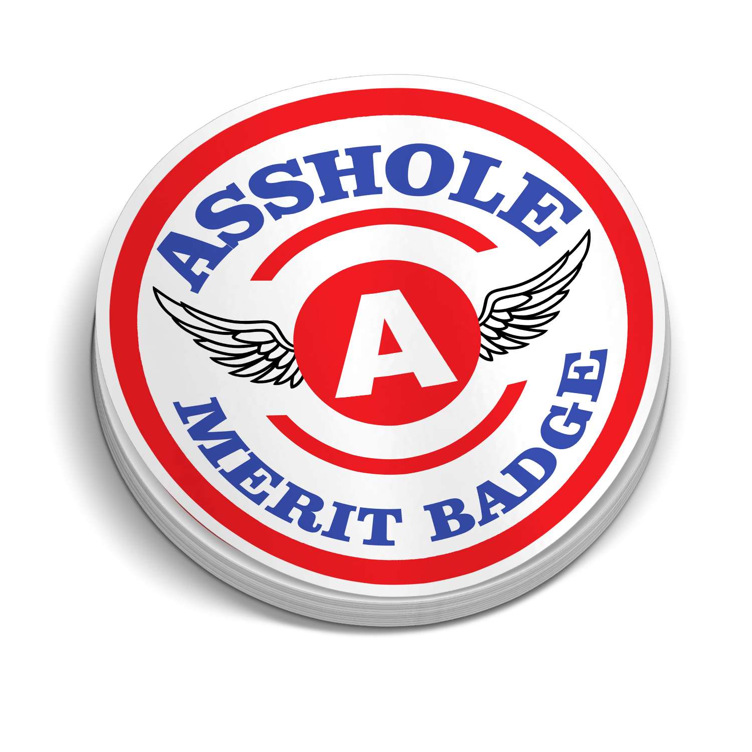 Asshole - Five Inch Sticker
