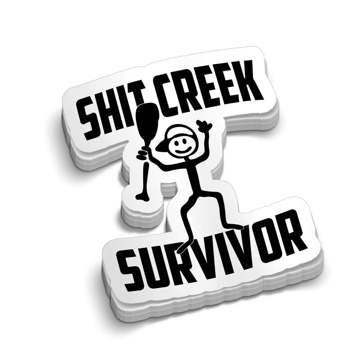 Shit Creek - Hard Hat Sticker