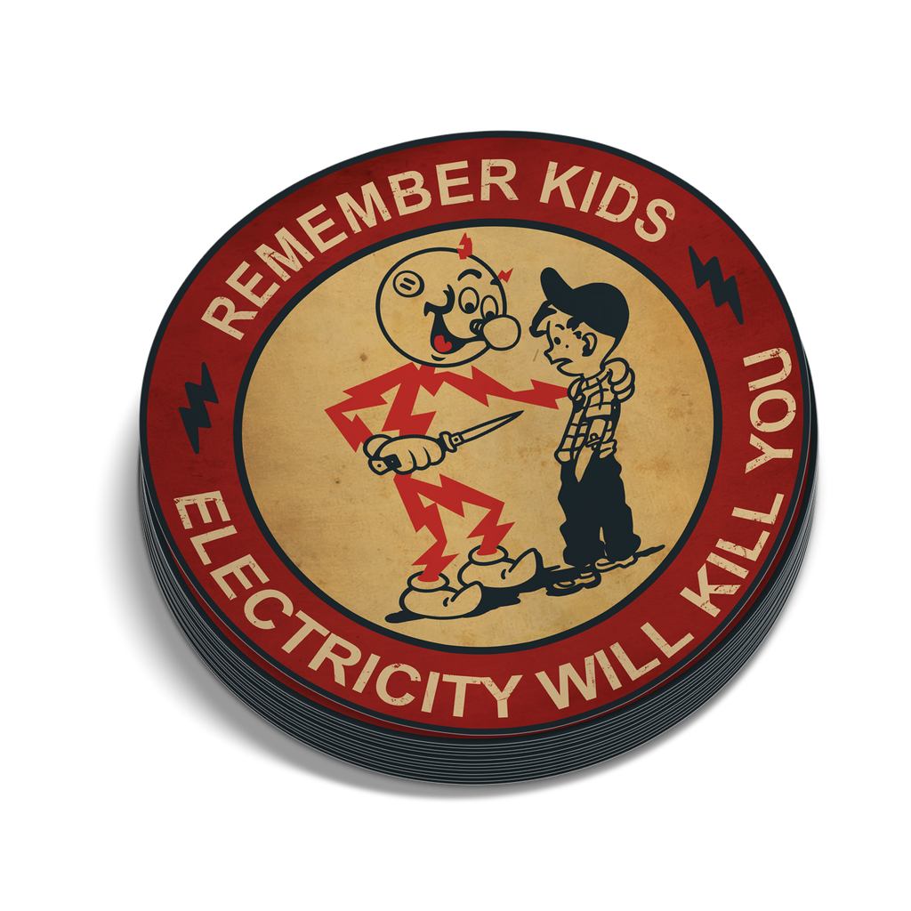 Remember Kids - Hard Hat Sticker