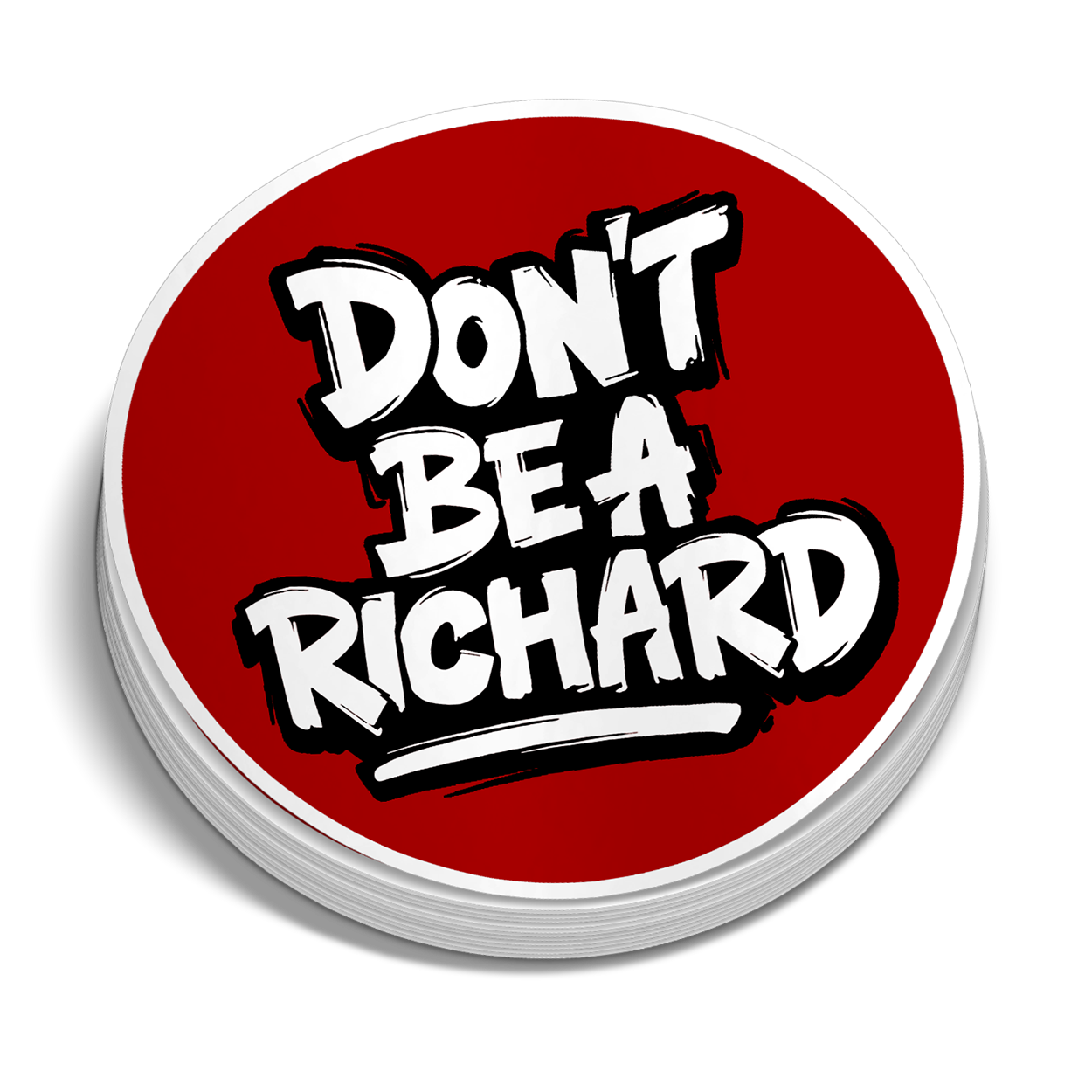 Richard - Hard Hat Sticker