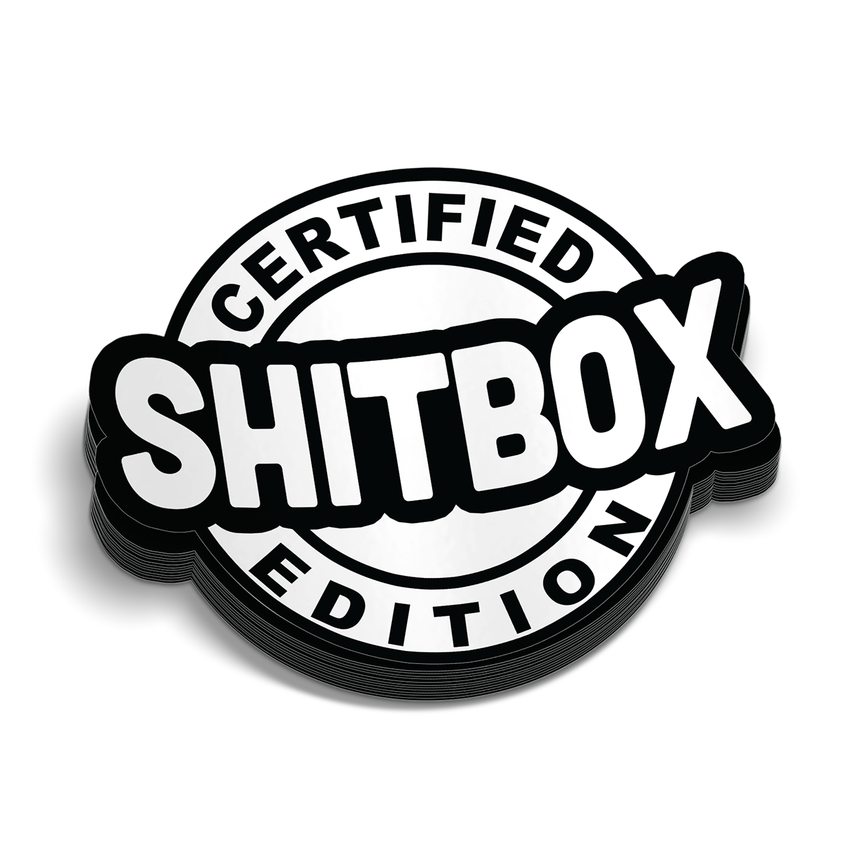 ShitBox - Hard Hat Sticker