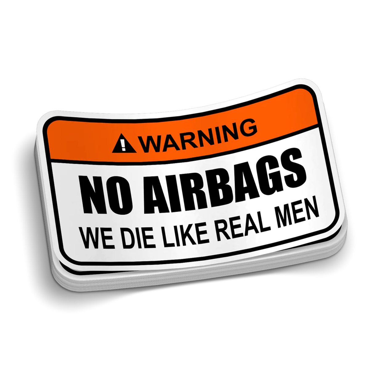 No Airbags - Sticker