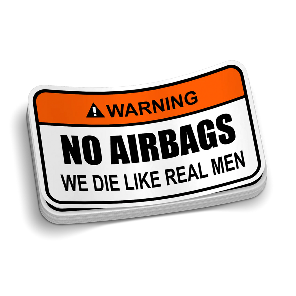 No Airbags - Sticker