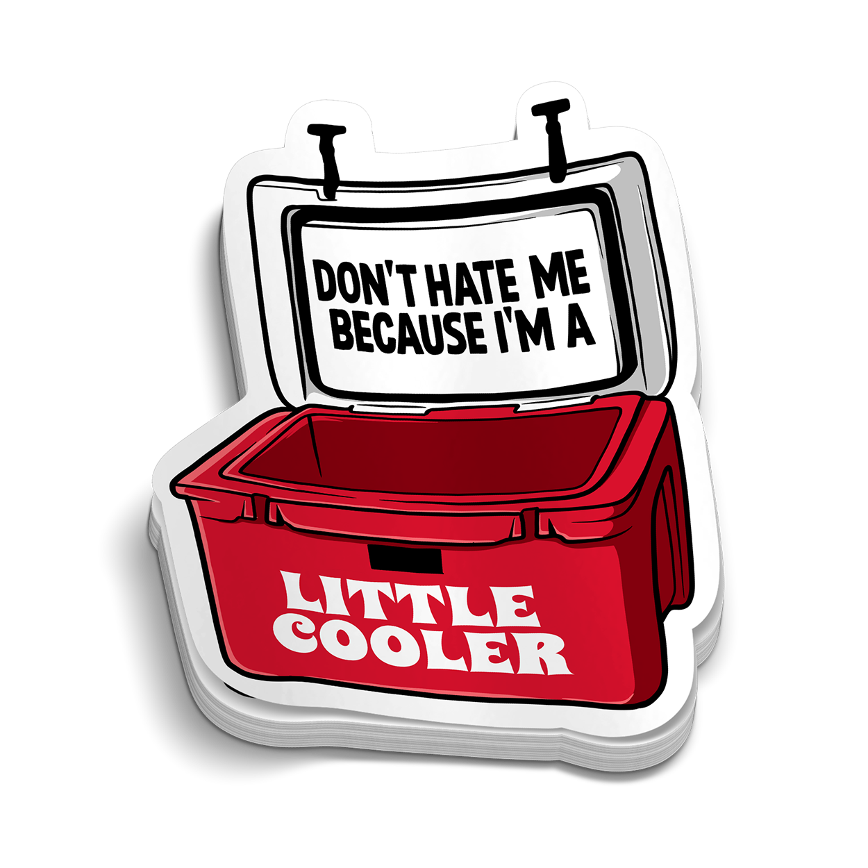 Little Cooler - Five Inch Sticker