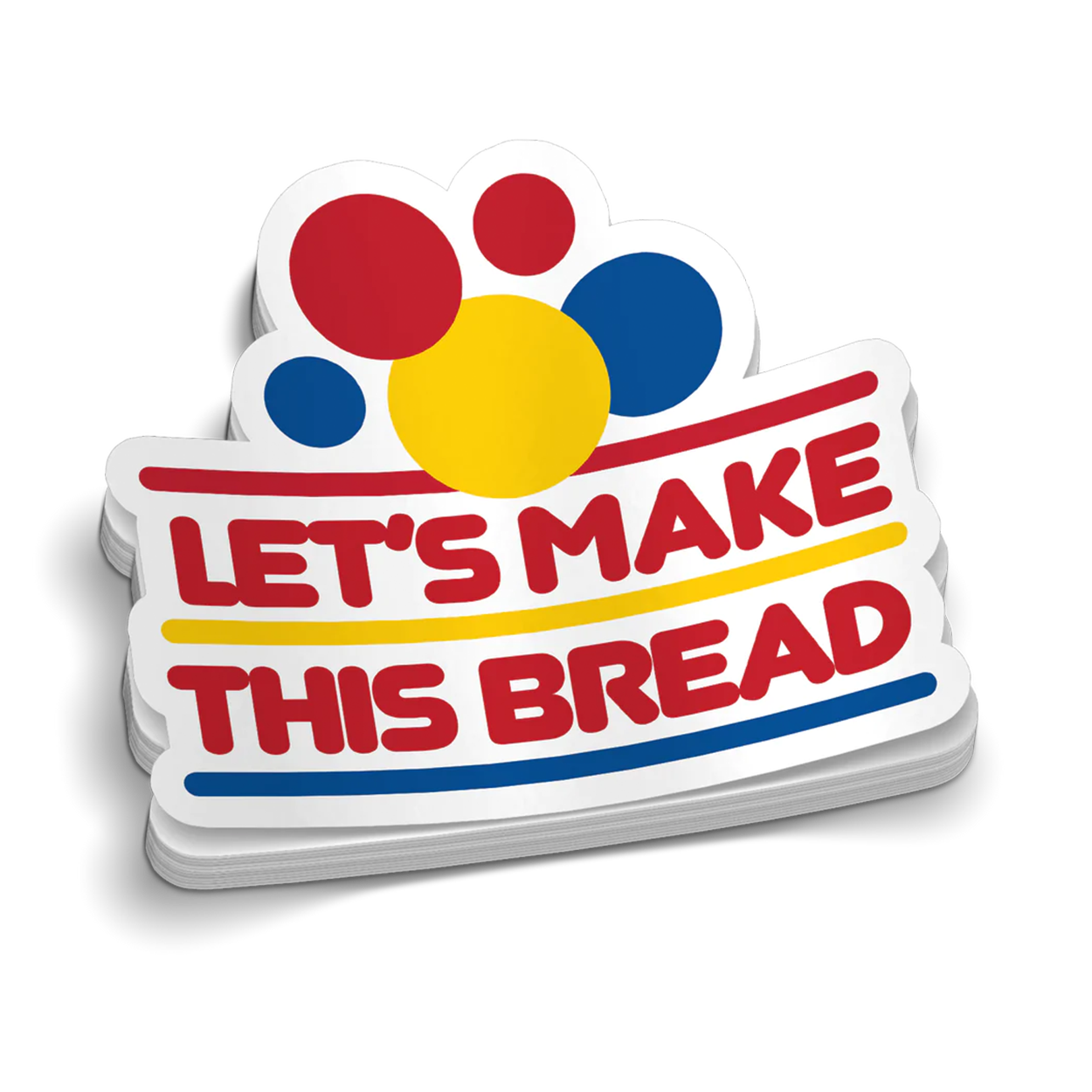 Make This Bread - Hard Hat Sticker