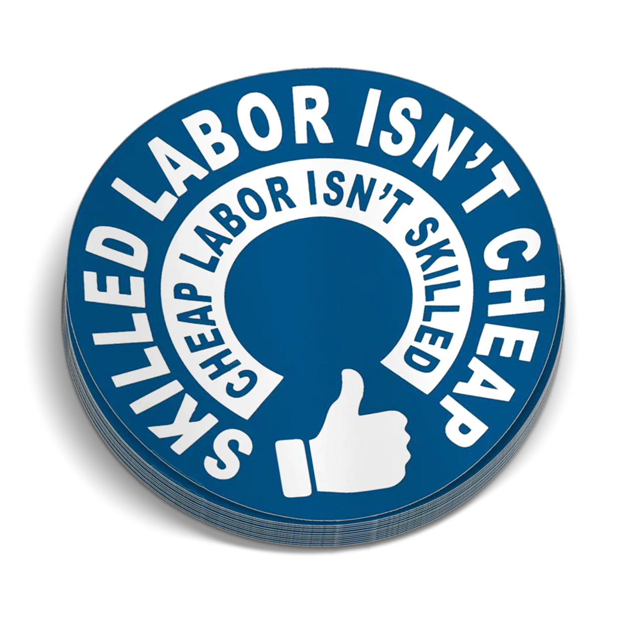 Skilled Labor - Hard Hat Sticker