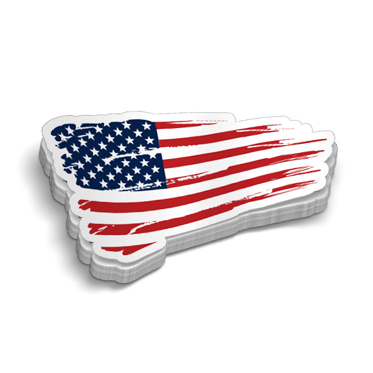 American Flag - Hard Hat Sticker