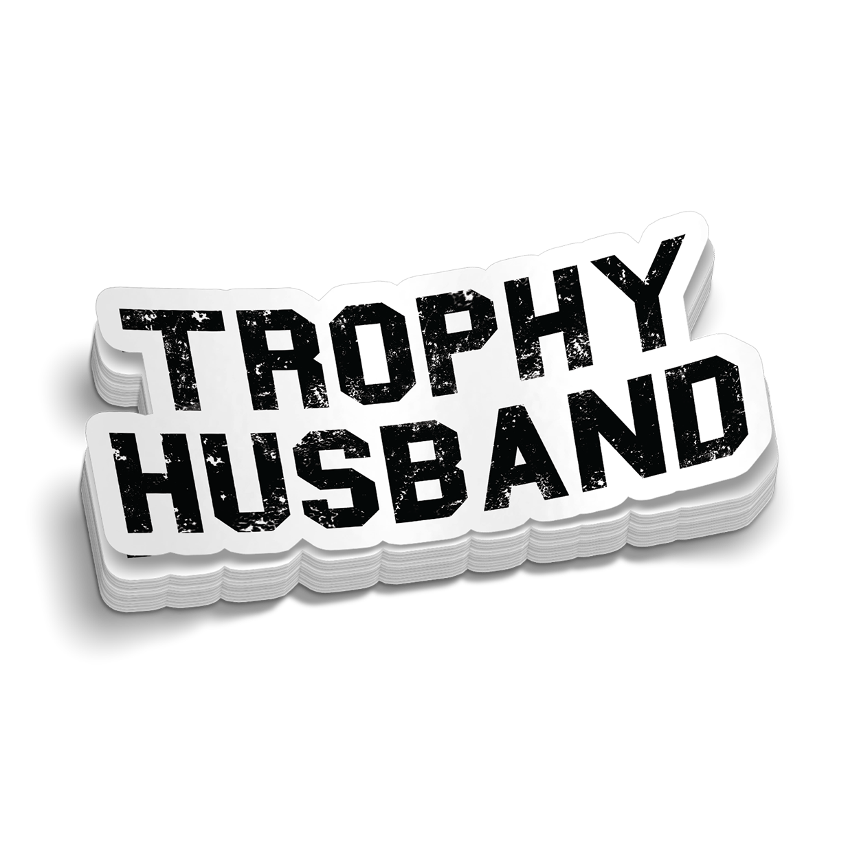 Trophy Husband - Hard Hat Sticker