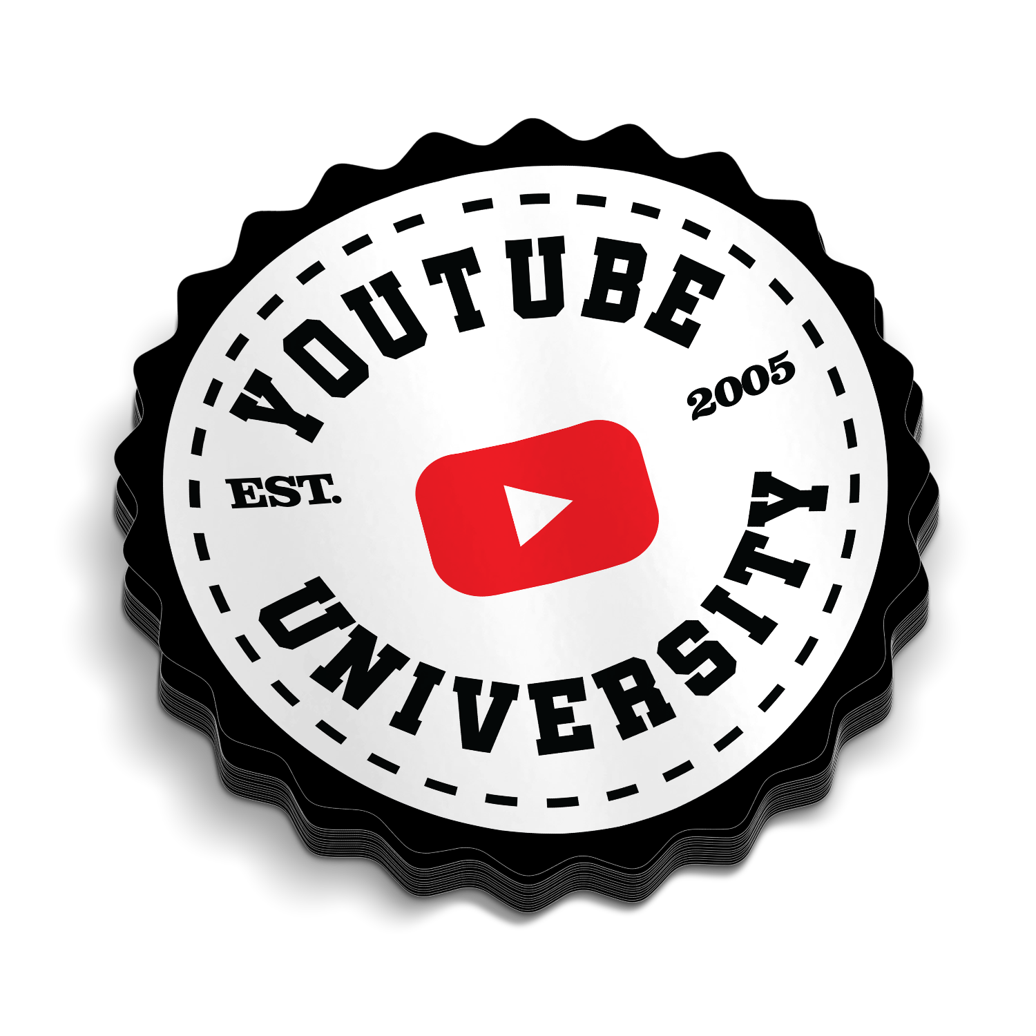 YT University - Hard Hat Sticker