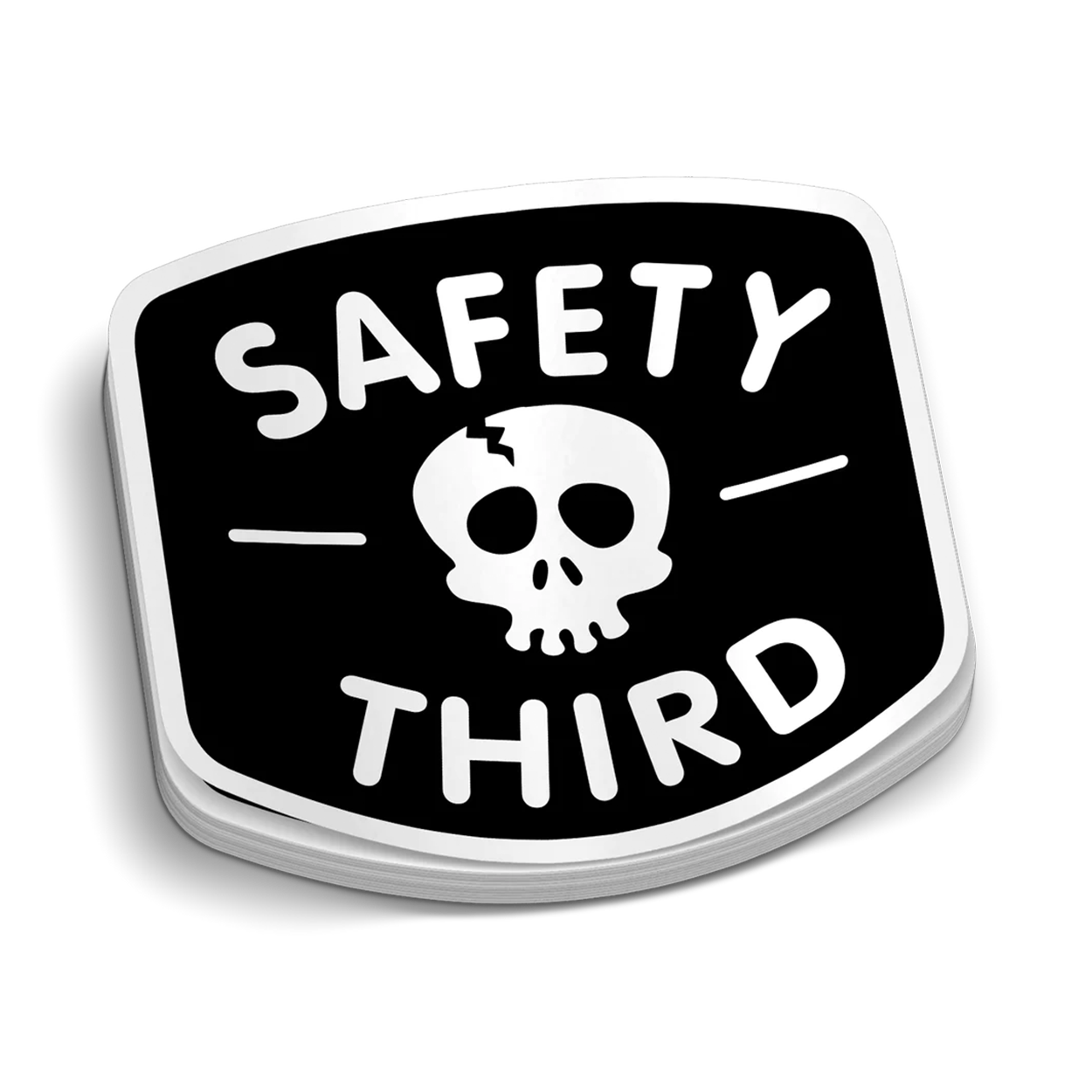 Safety Third - Hard Hat Sticker