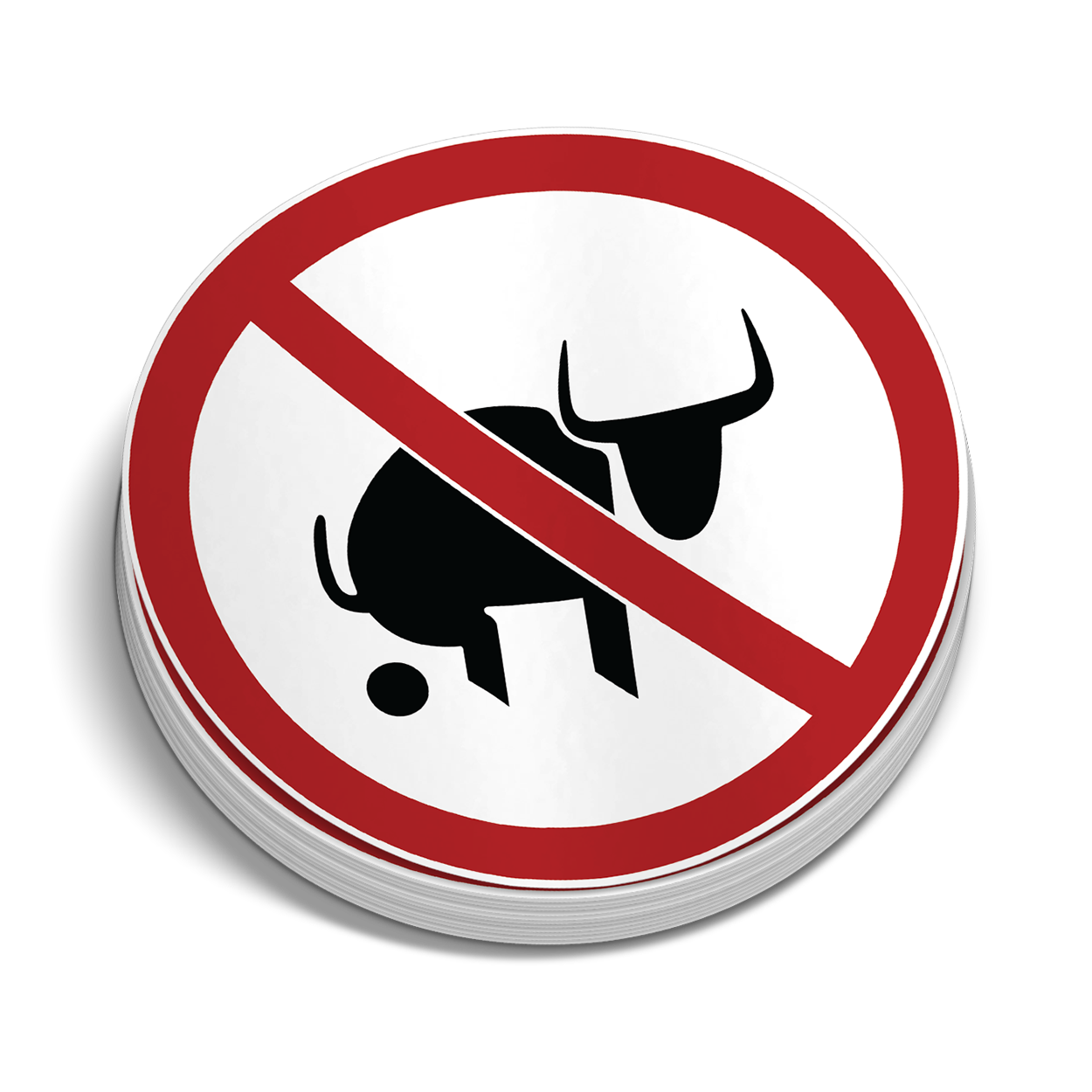 No Bull - Hard Hat Sticker