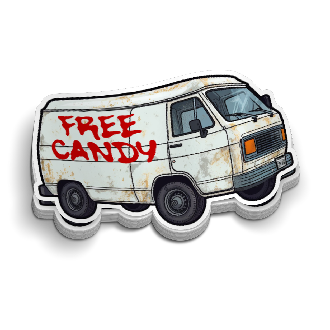 Free Candy - Hard Hat Sticker