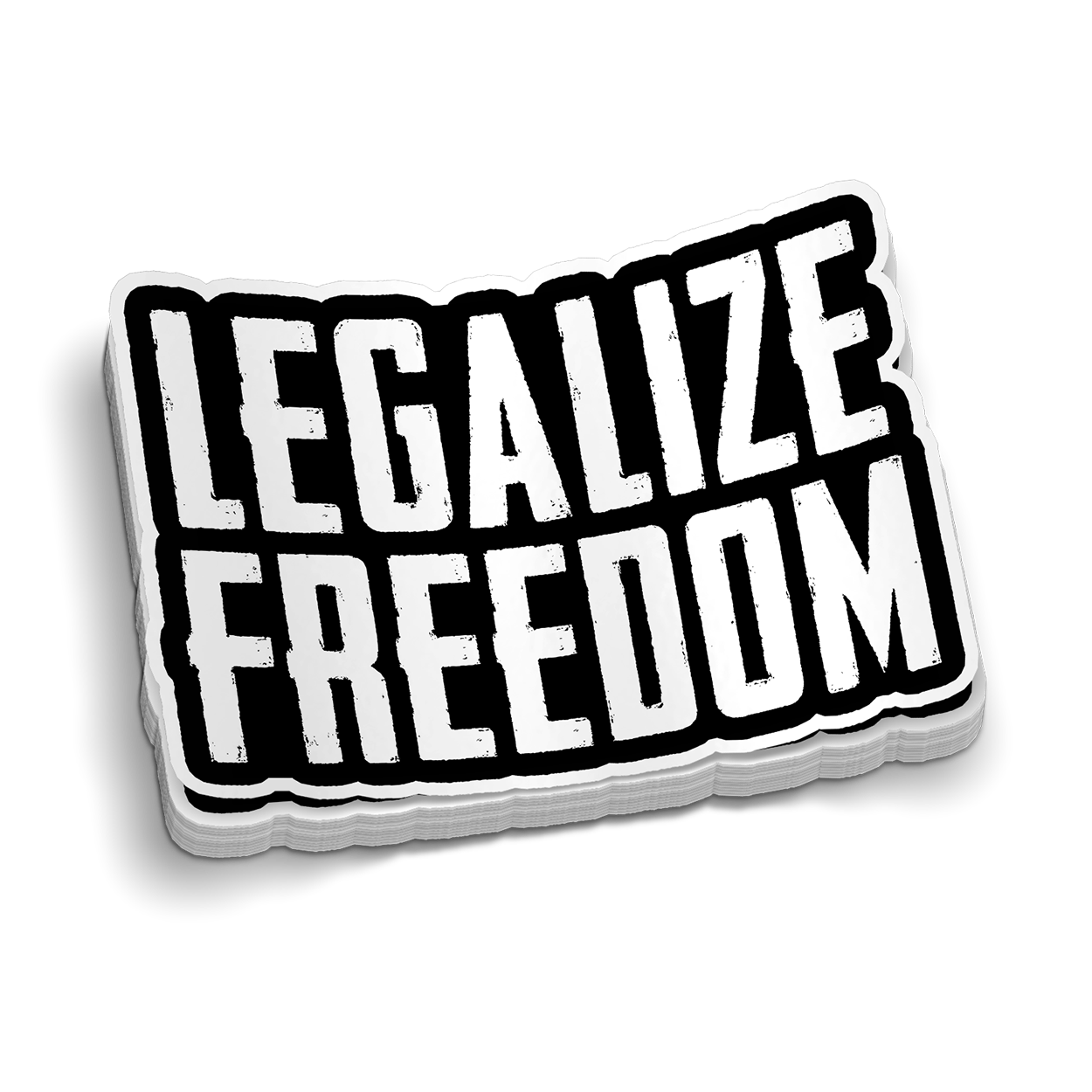 Legalize Freedom - Hard Hat Sticker