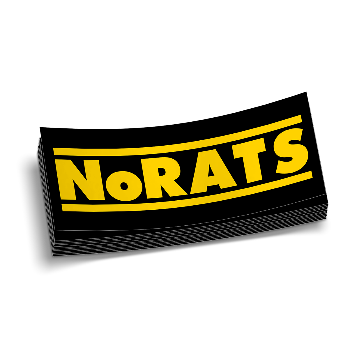 No Rats D - Sticker