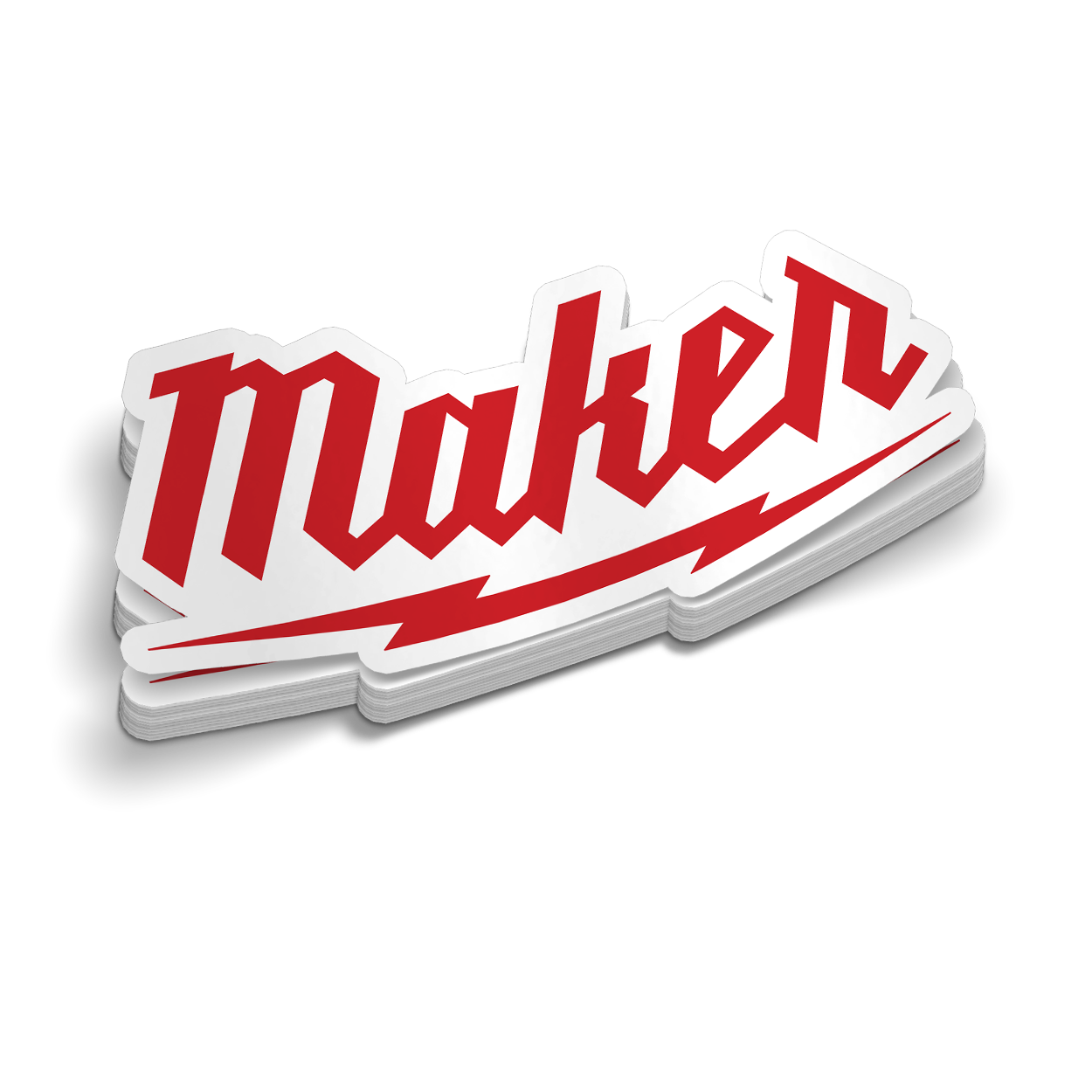 Maker - Hard Hat Sticker