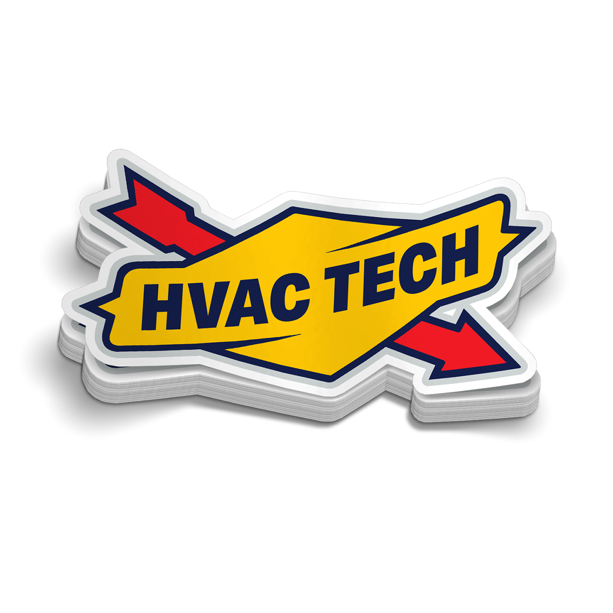 HVAC Tech S - Sticker