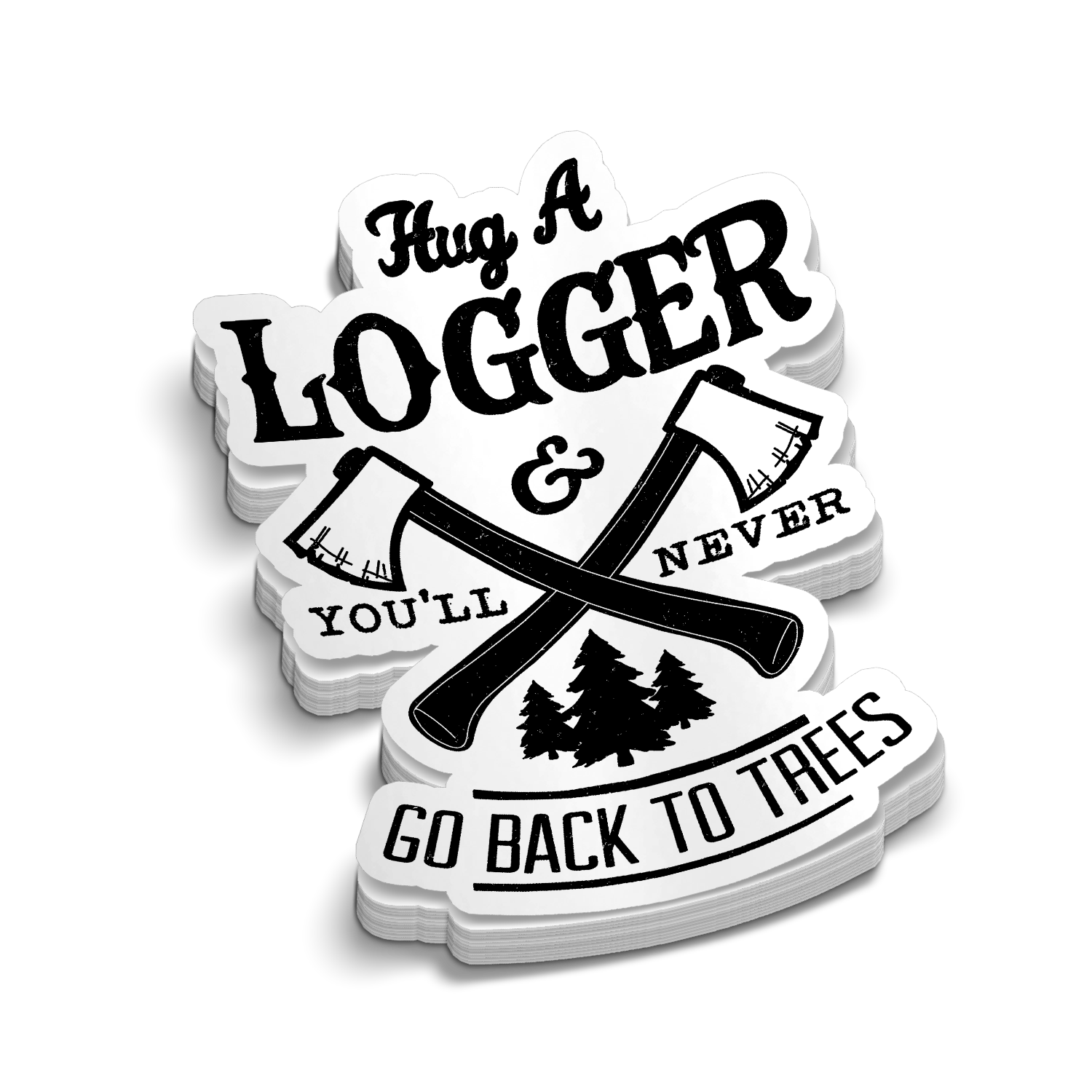 Logger - Hard Hat Sticker