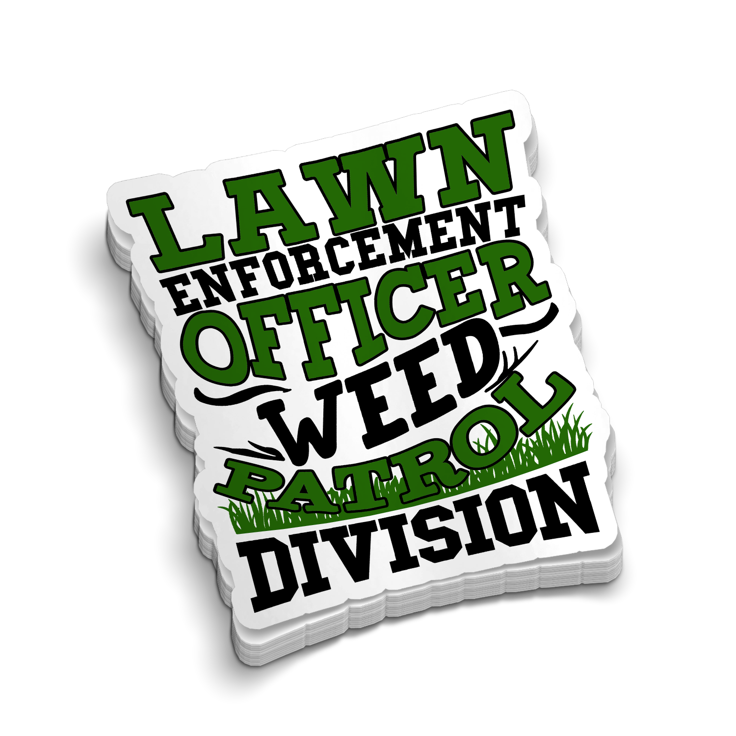 Lawn Enforcement - Hard Hat Sticker