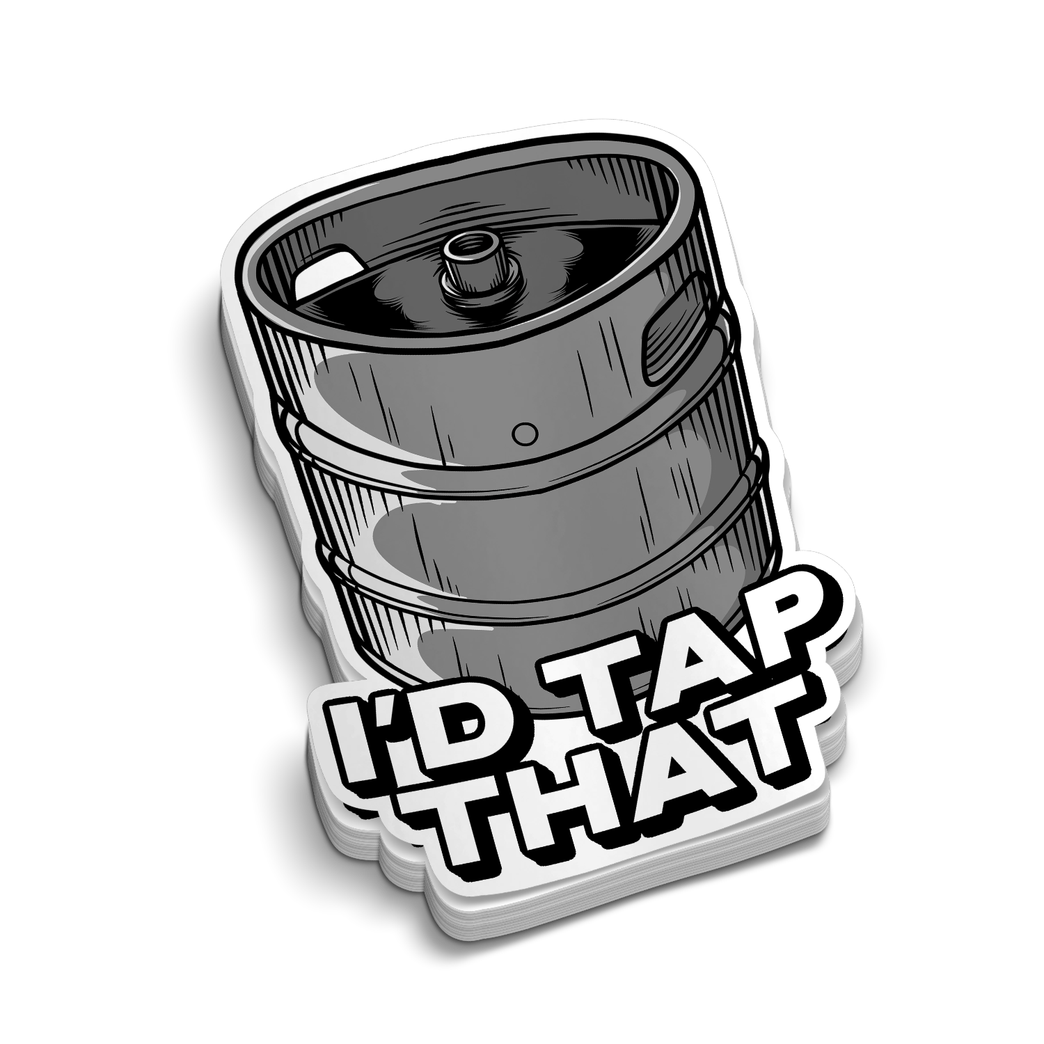 I'd Tap That - Hard Hat Sticker