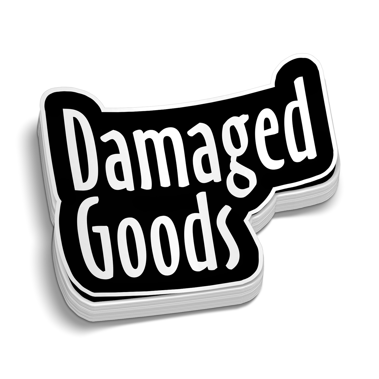 Damaged Goods - Hard Hat Sticker