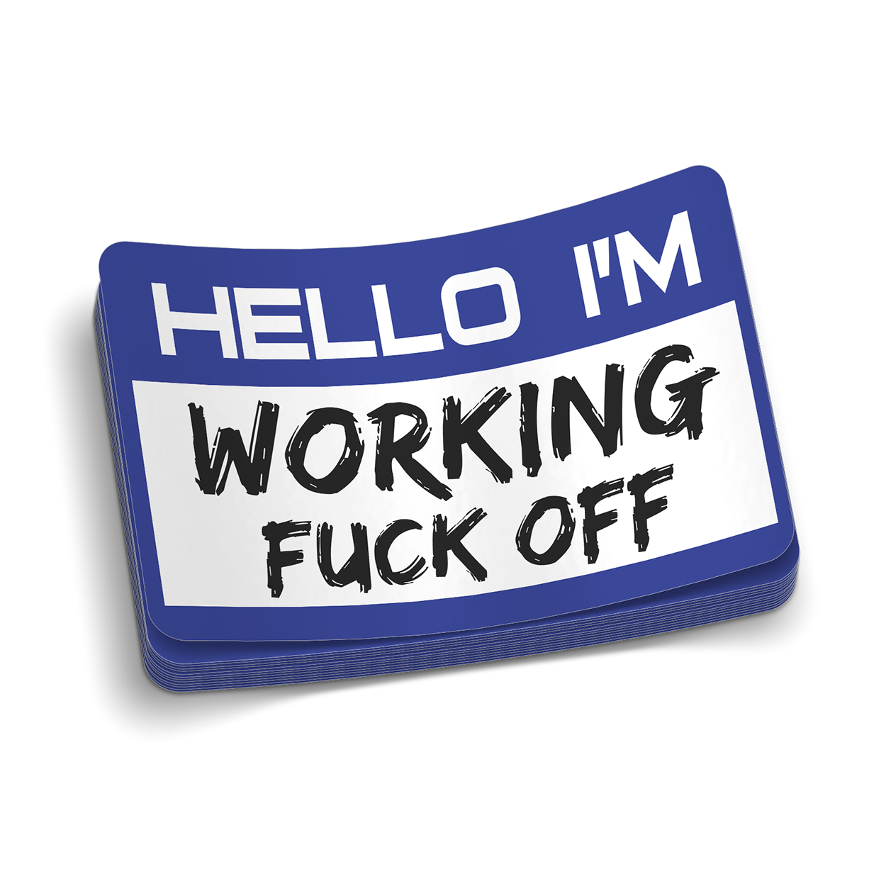 Hello - Hard Hat Sticker