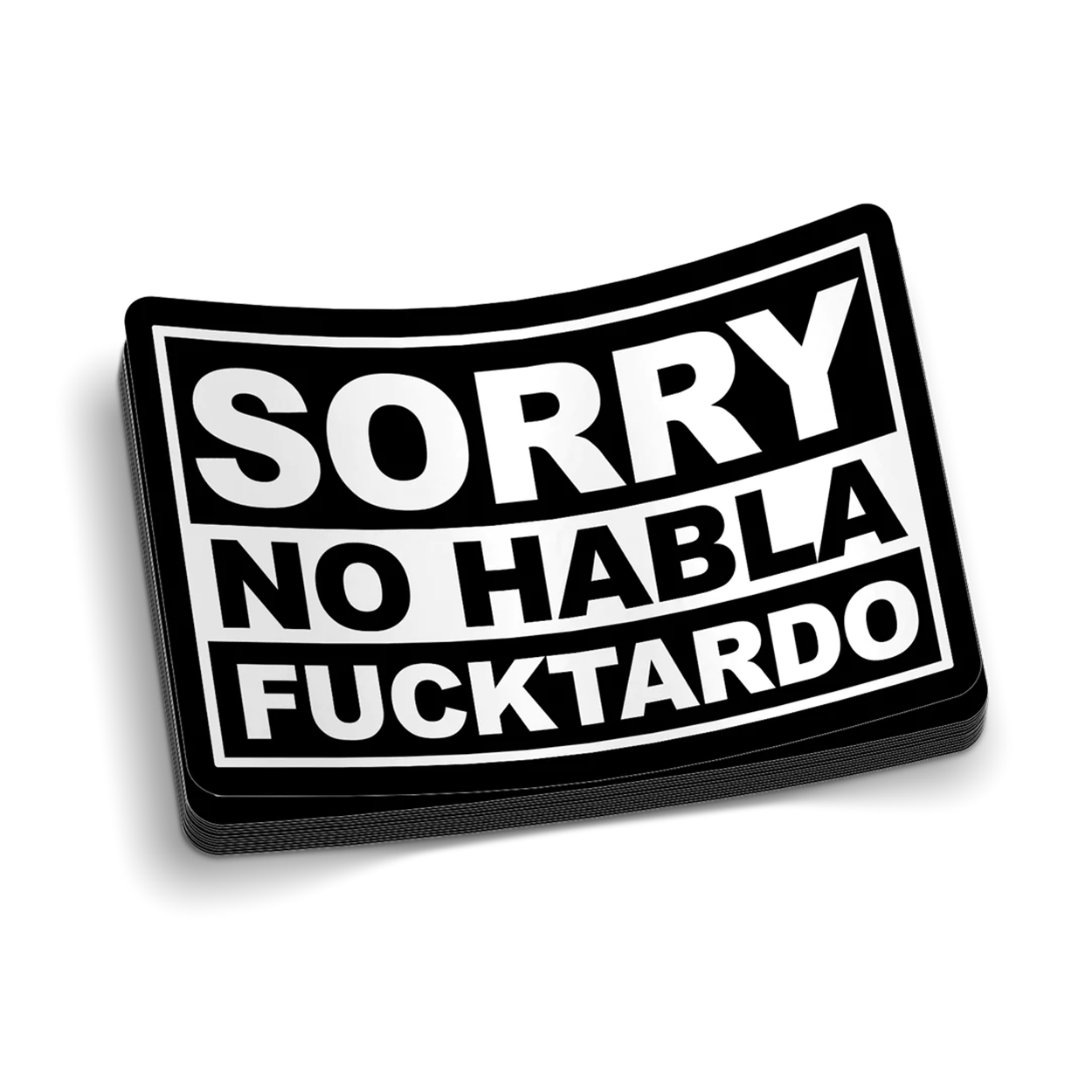 Fucktardo - Hard Hat Sticker