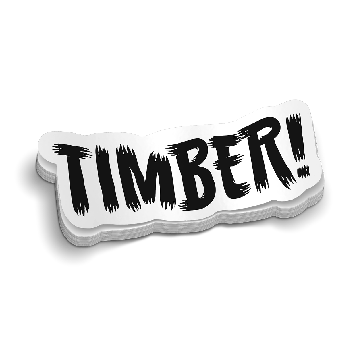 Timber - Hard Hat Sticker