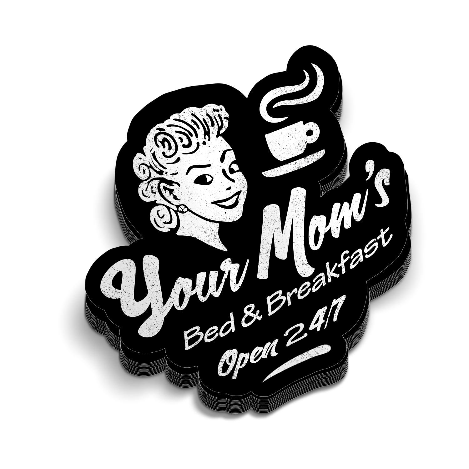 Your Moms - Hard Hat Sticker