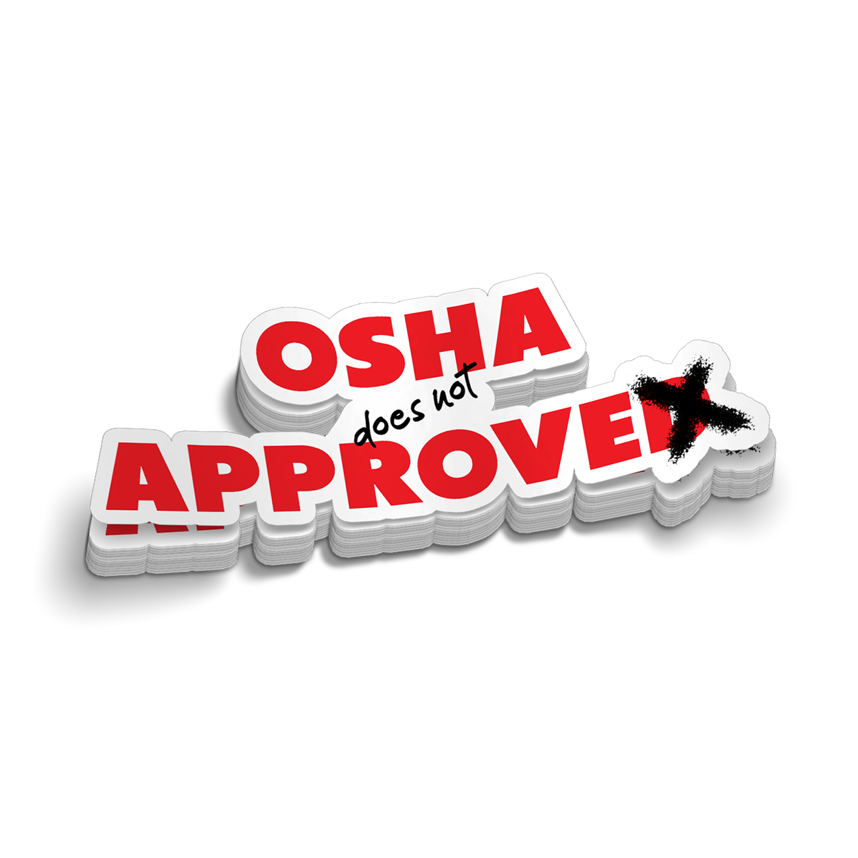 OSHA - Hard Hat Sticker