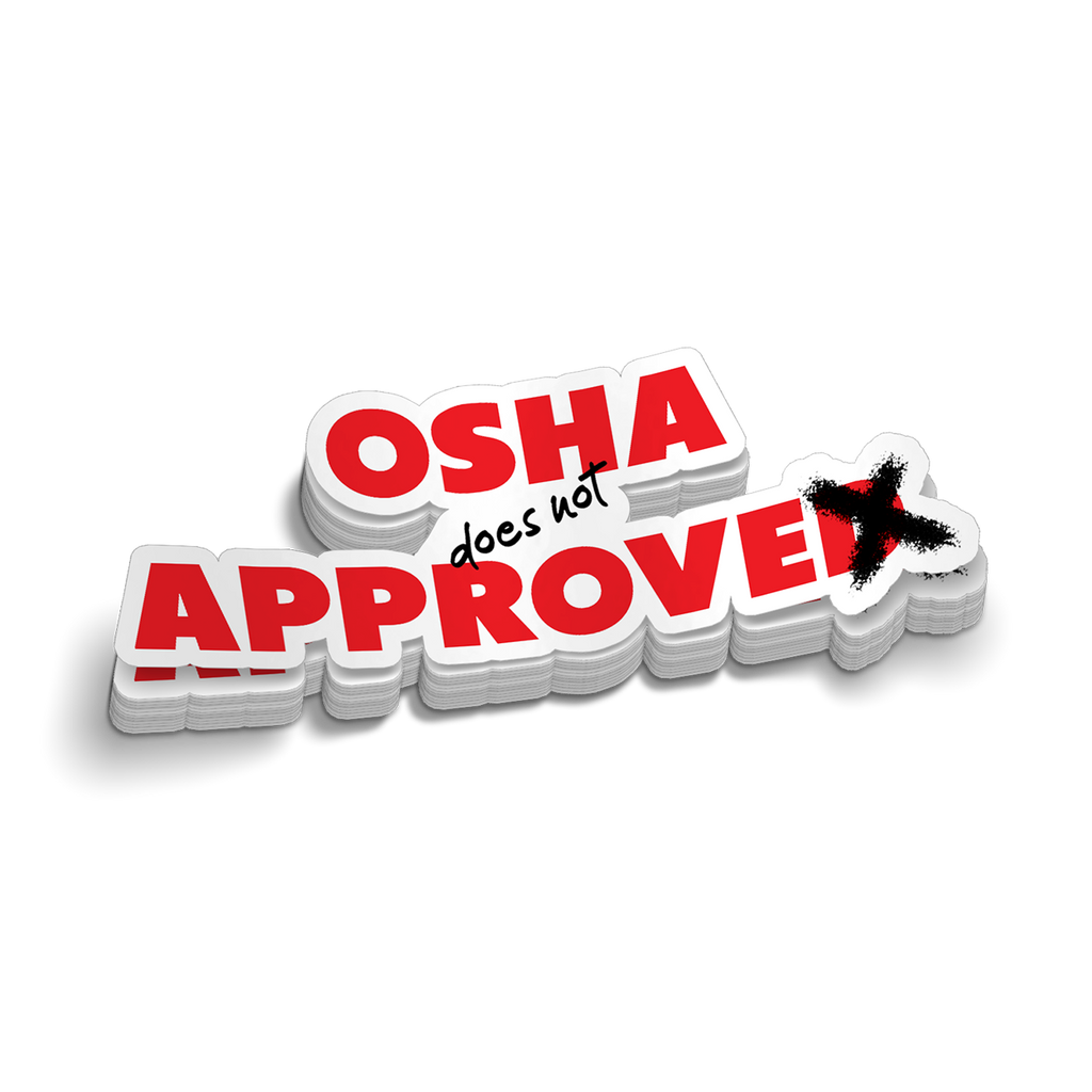 OSHA Hard Hat Sticker