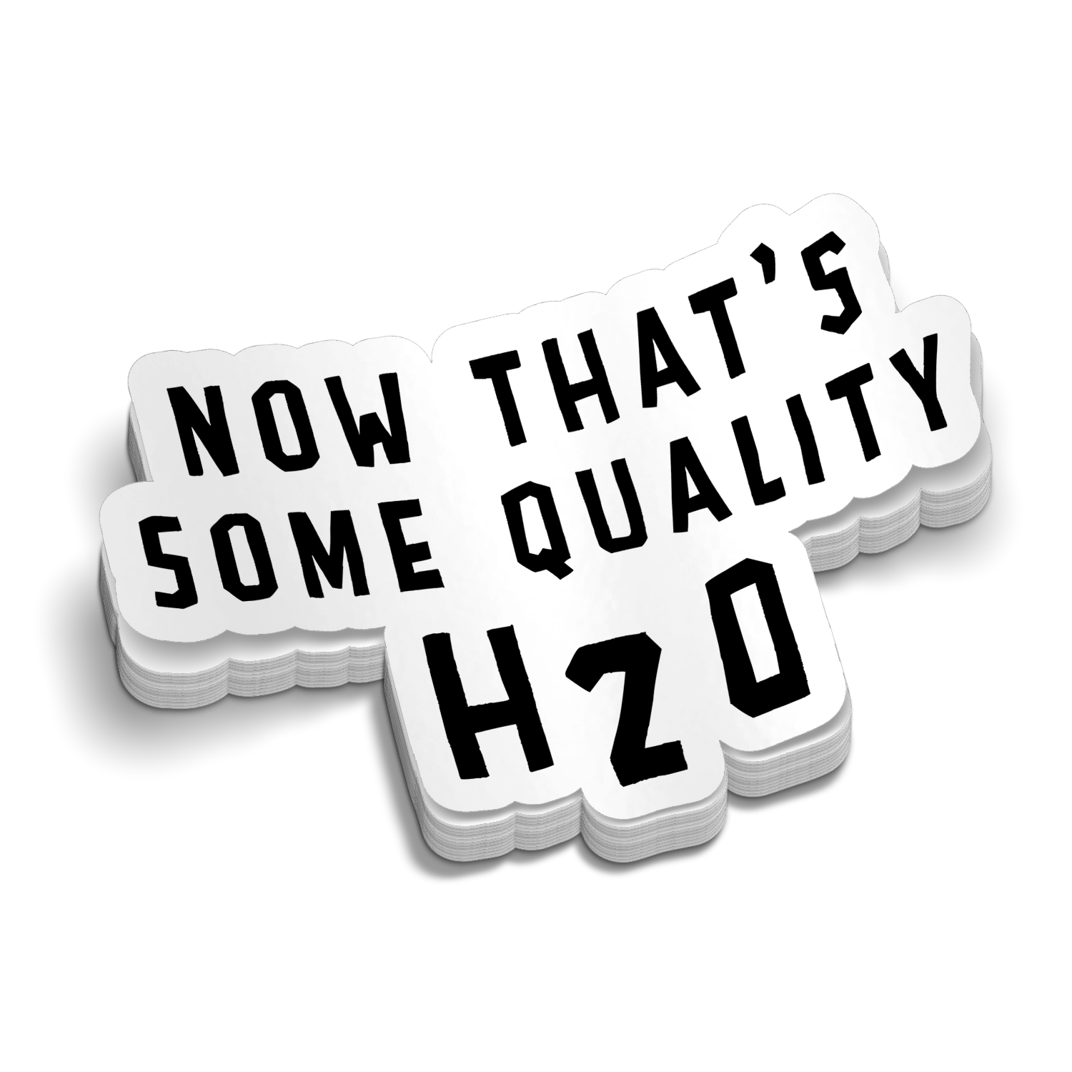 H2O - Hard Hat Sticker
