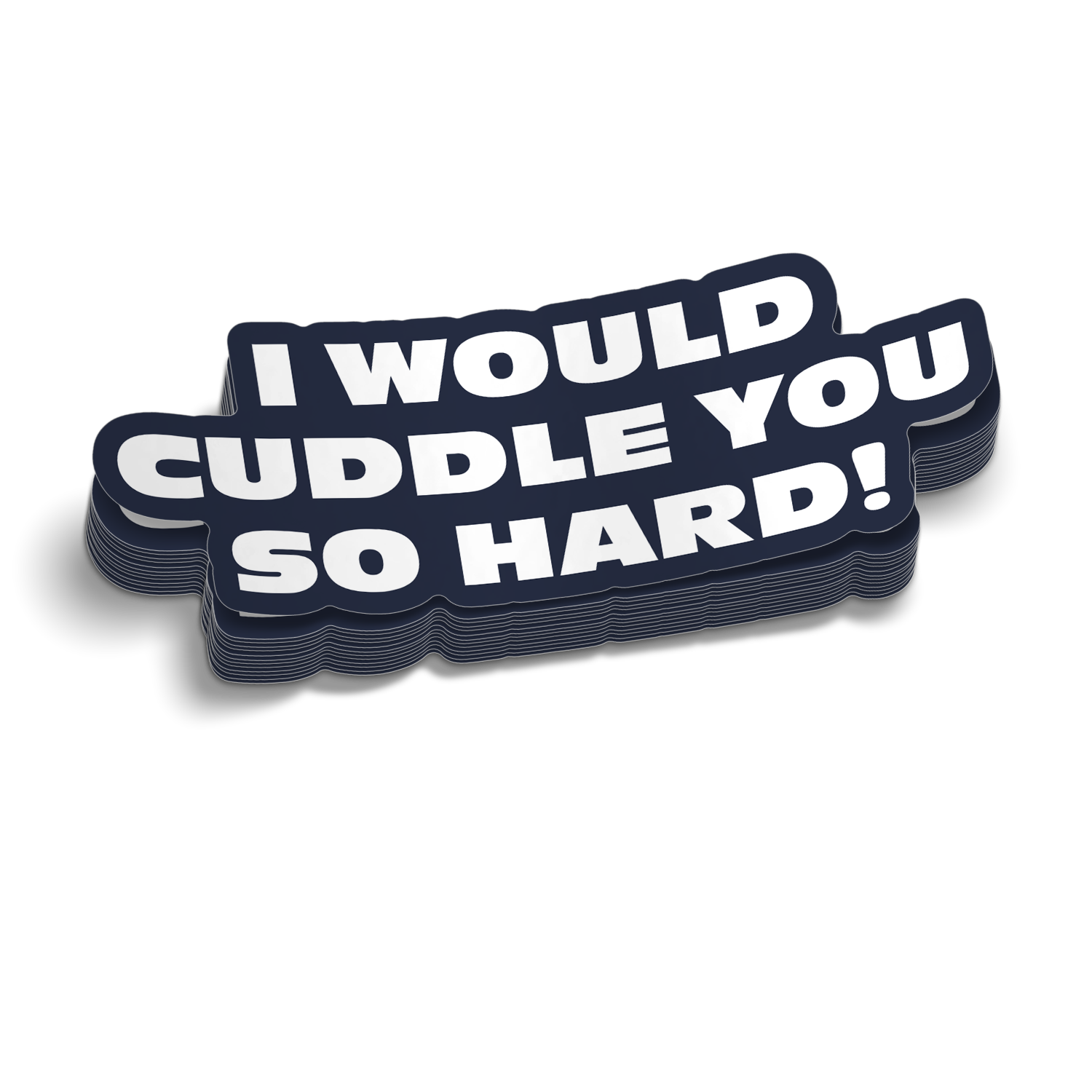 Cuddle - Hard Hat Sticker