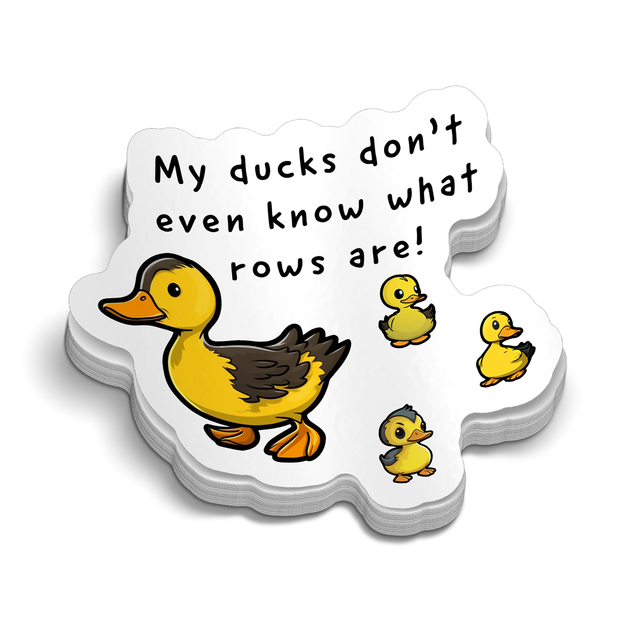 Ducks - Hard Hat Sticker