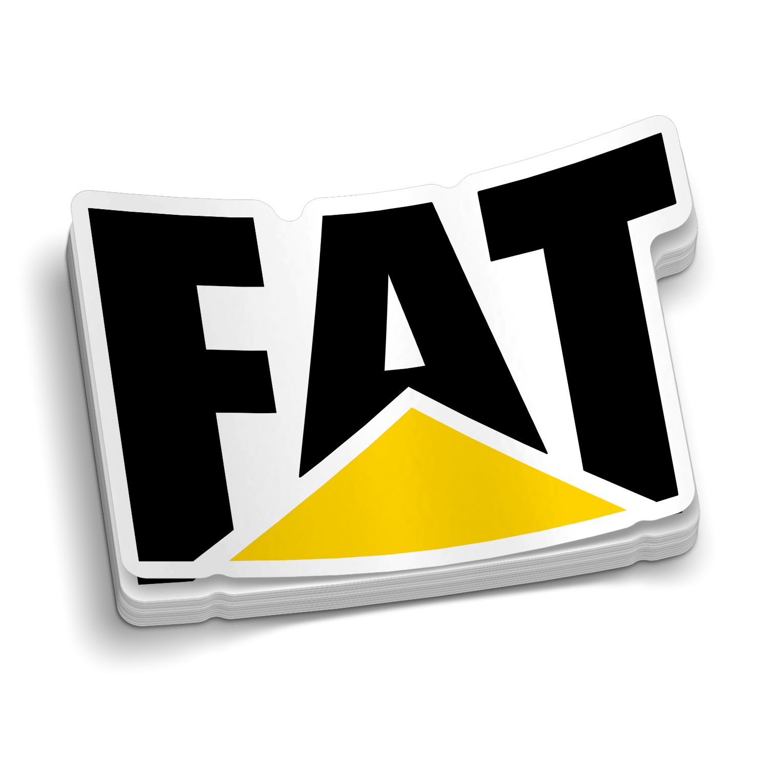Fat - Hard Hat Sticker
