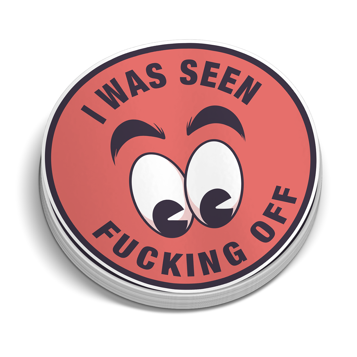 I Was Seen - Hard Hat Sticker