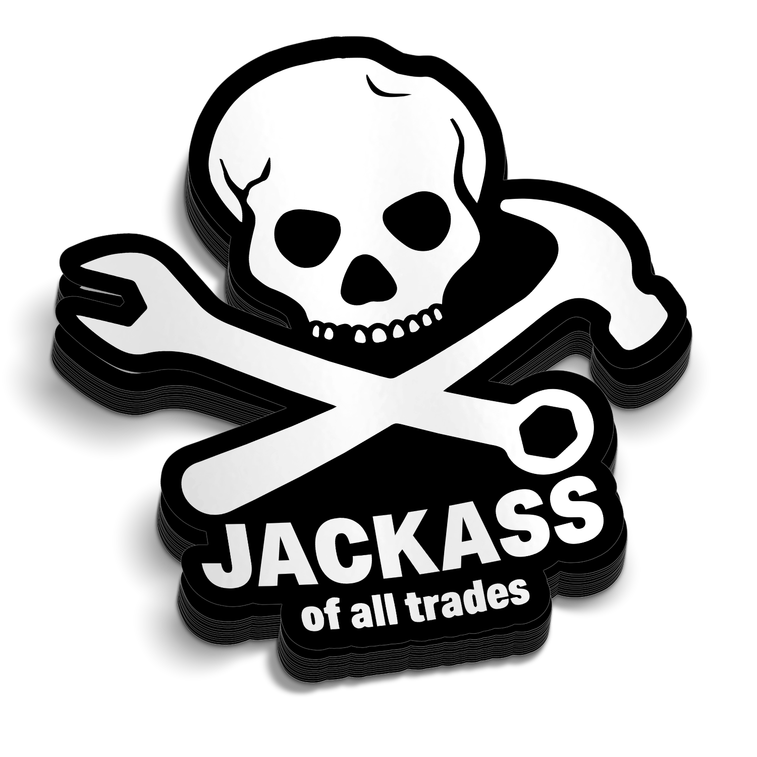 Jackass - Hard Hat Sticker