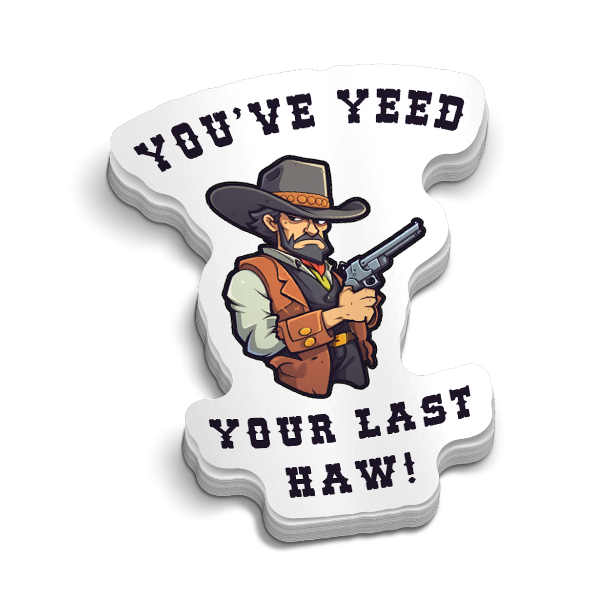 Yee Haw - Hard Hat Sticker